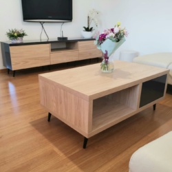 Agát sheffield prírodný a acrylic gloss anthracite